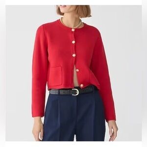 J. Crew Red Women's Cardigan